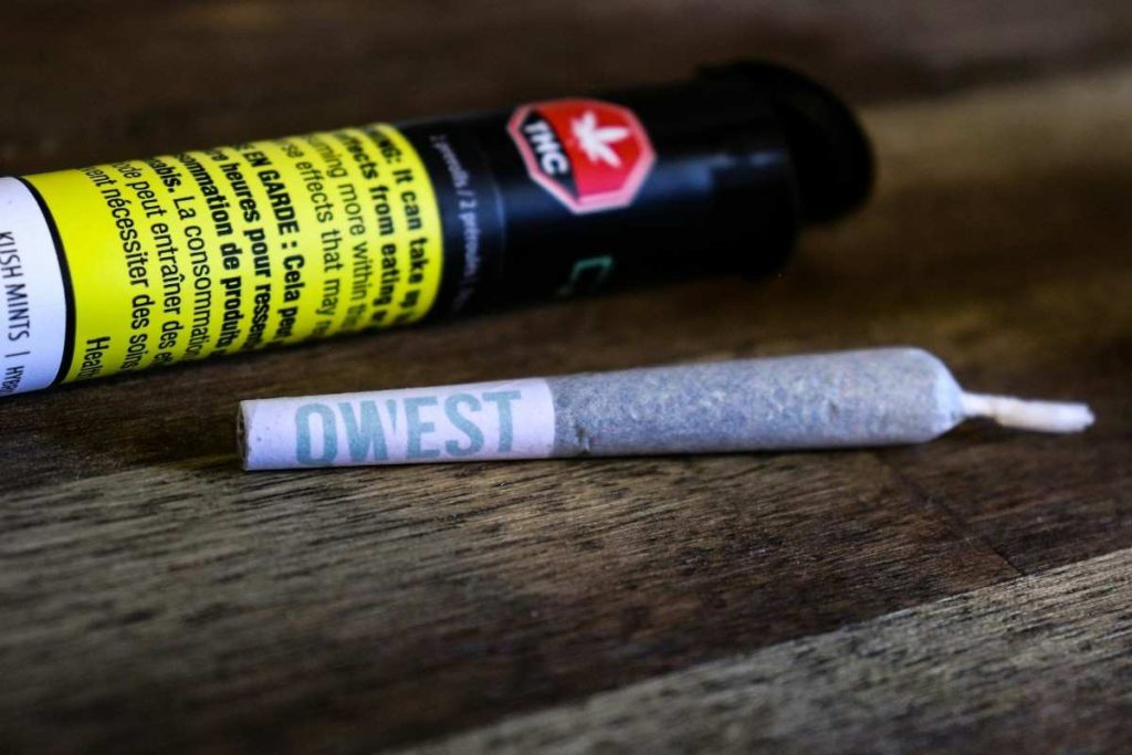 medical cannabis label joint