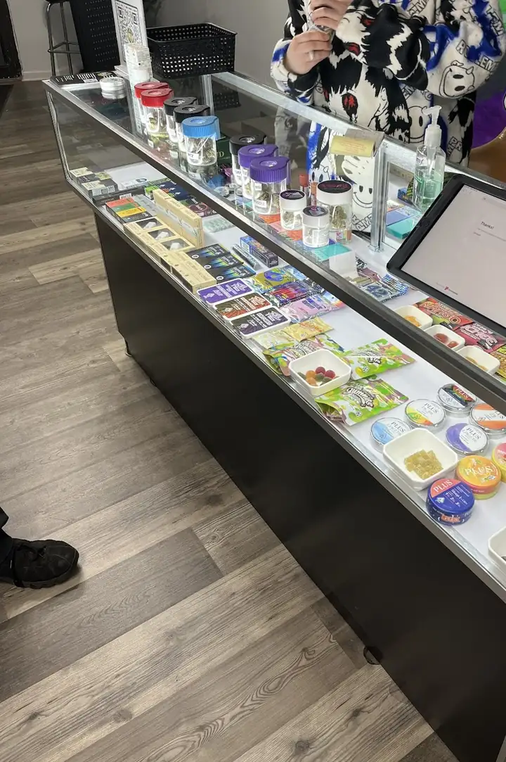 Product counter at Jars DC Dispensary Near Me